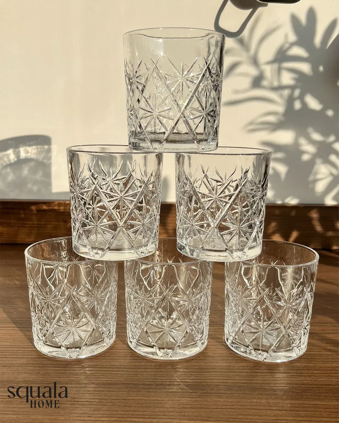 6'lı Kesme Su Bardağı 320ml 501-1