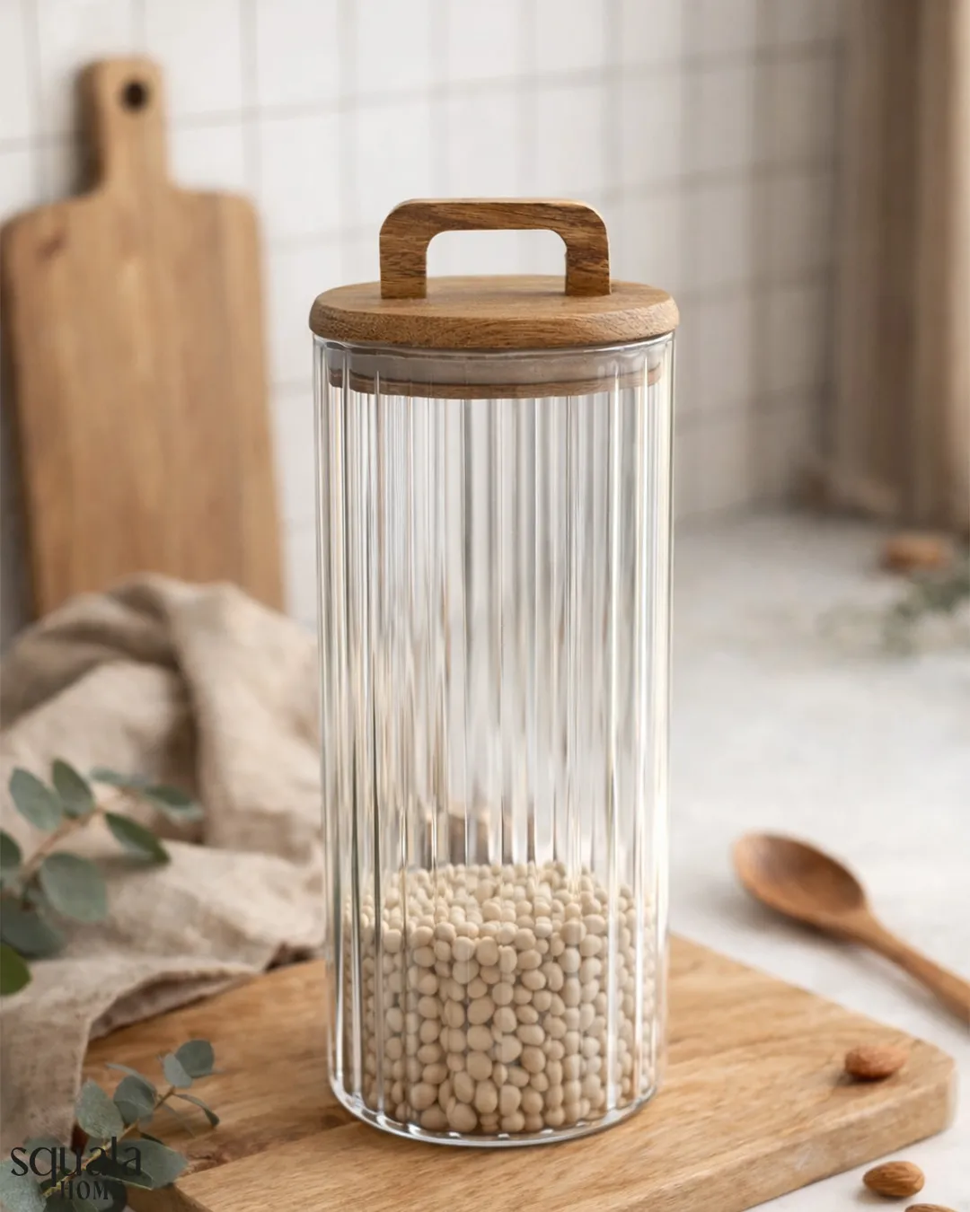 Akasya Kapaklı Cam Kavanoz Mega Boy 1550ml