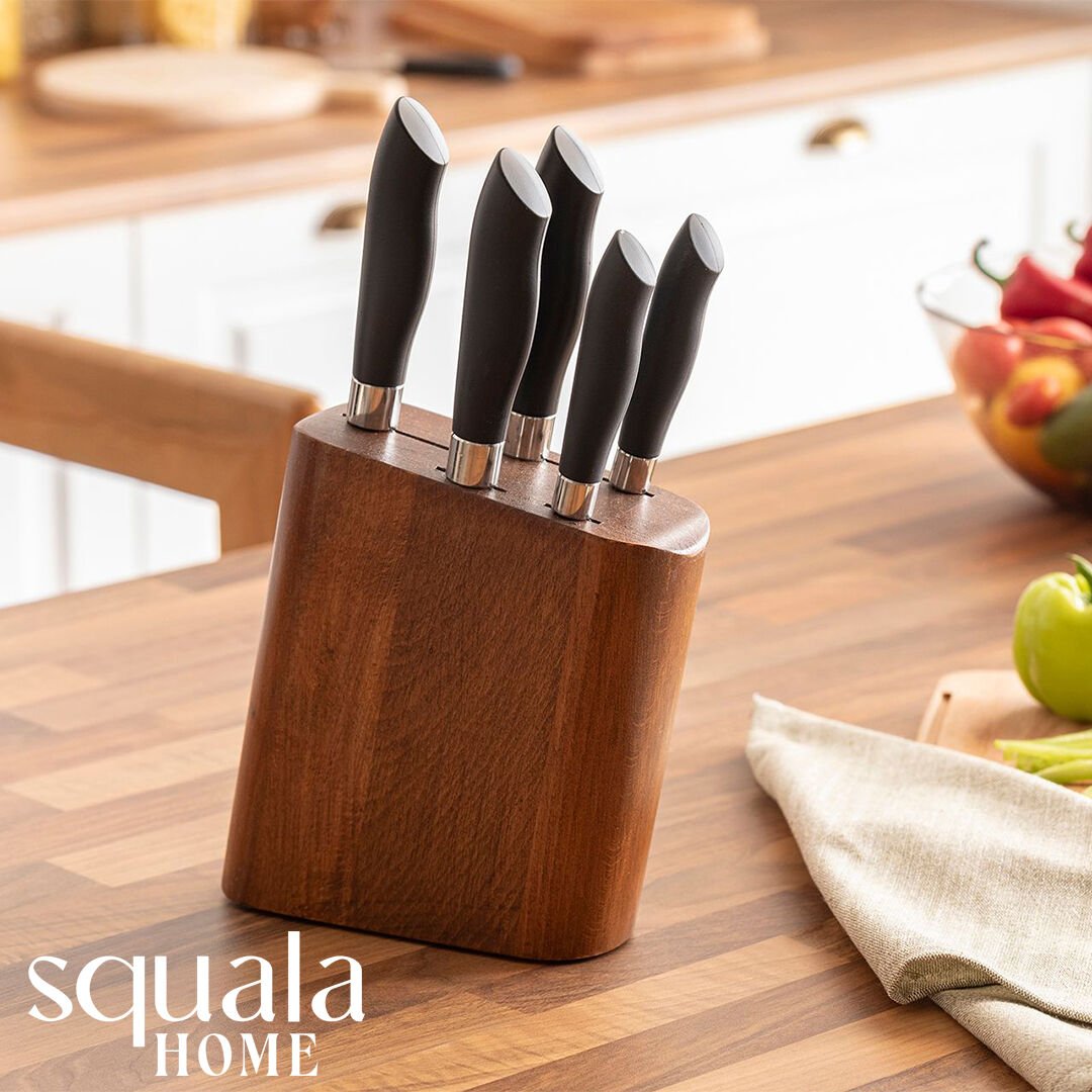 6 Parça Ahşap Bıçak Seti