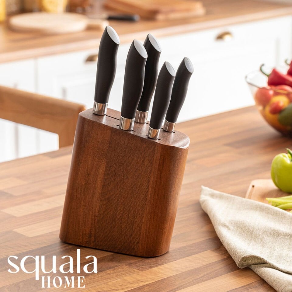 6 Parça Ahşap Bıçak Seti