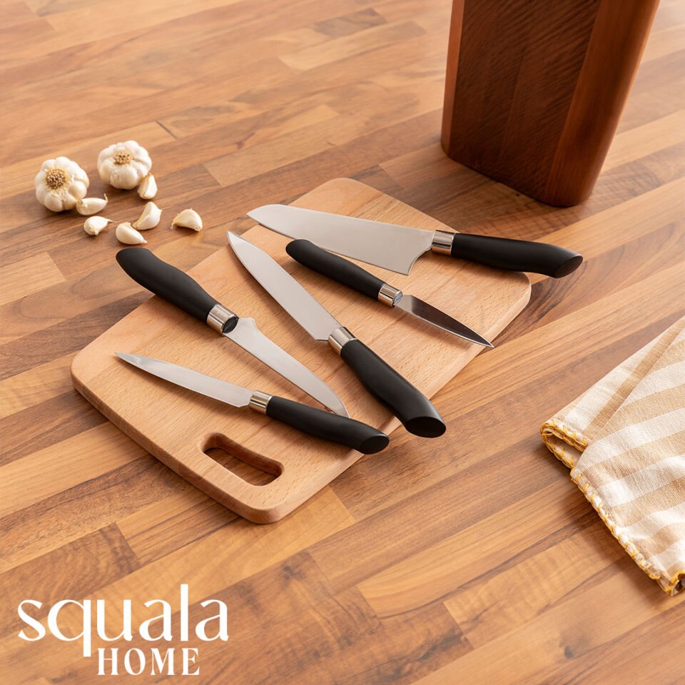 6 Parça Ahşap Bıçak Seti