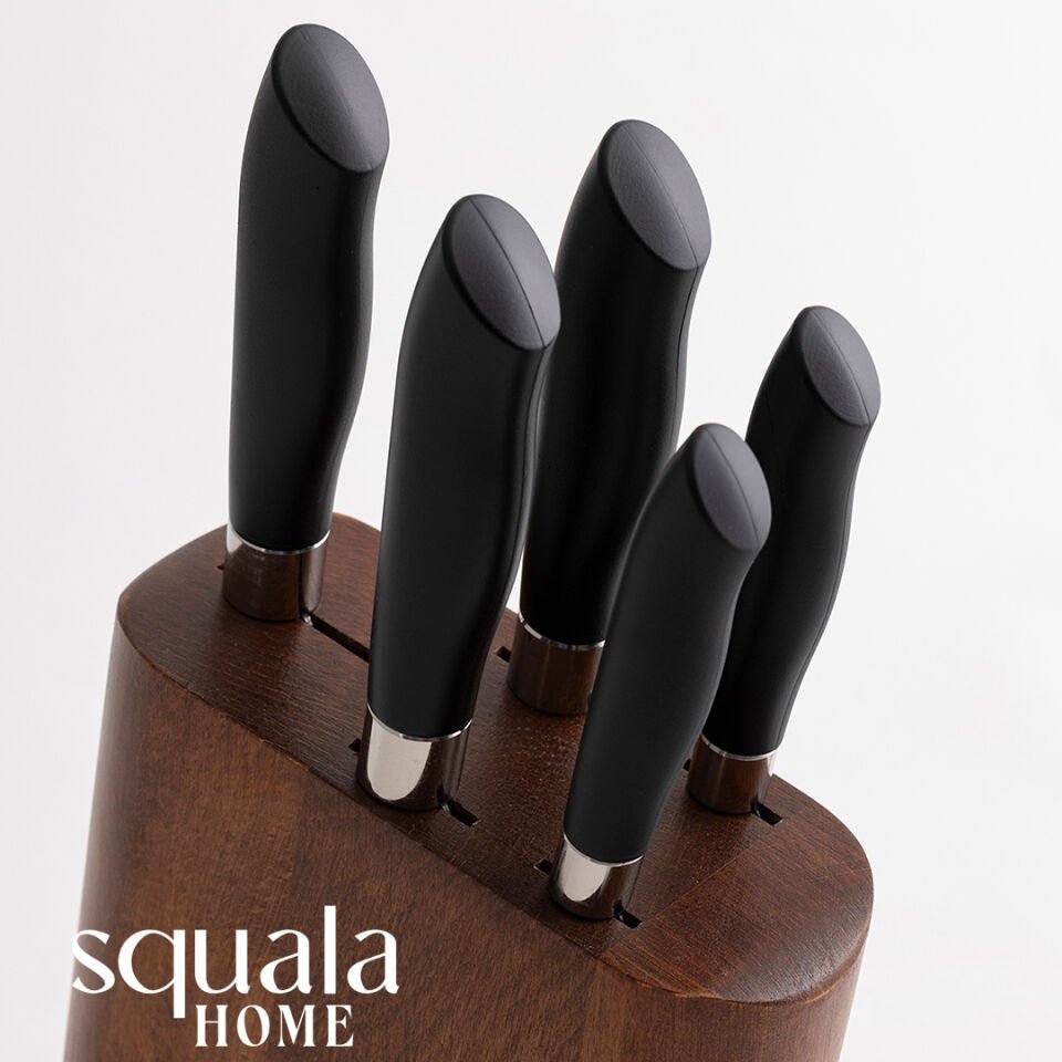 6 Parça Ahşap Bıçak Seti