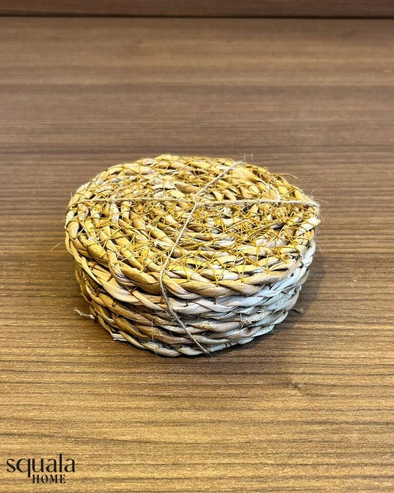 Hasır Bardak Altlığı 6'lı set 10 Cm