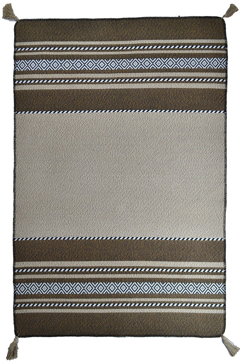 Kahve Çizgili Molly Kilim 120x180 ML14