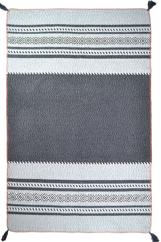 Gri Çizgili Molly Kilim 120x180 ML14