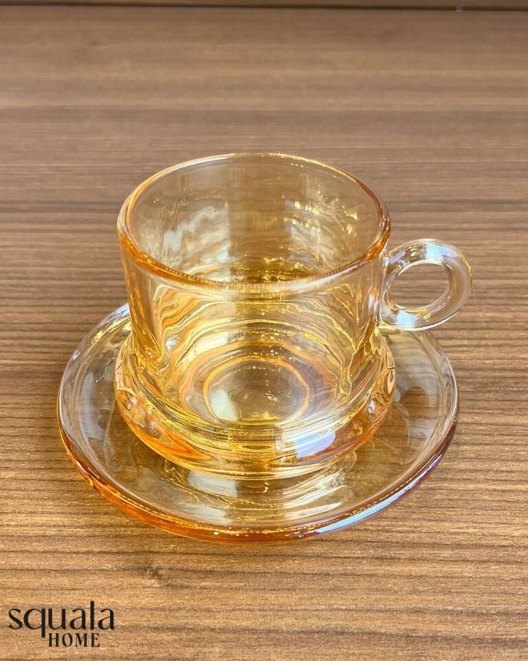 Cam Çay Seti Bal Rengi