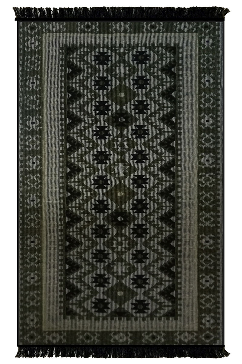 Peru Kilim Yağ Yeşili 90x150 Cm PR1