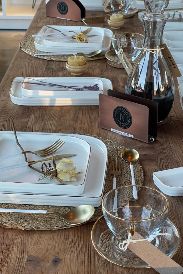Gold Penguen Tasarım Çay Fincan Takımı