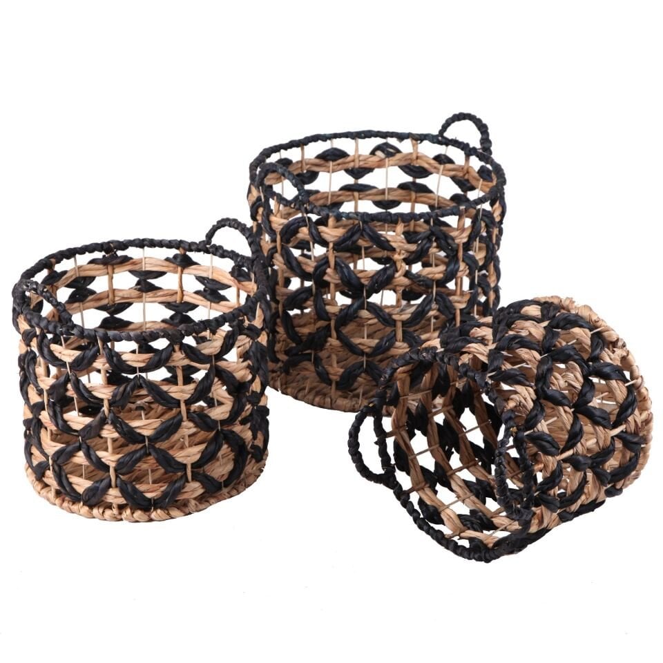 İki Renk Saksılık S/3 - K.ÇAP: 28 CM H: 23 CM