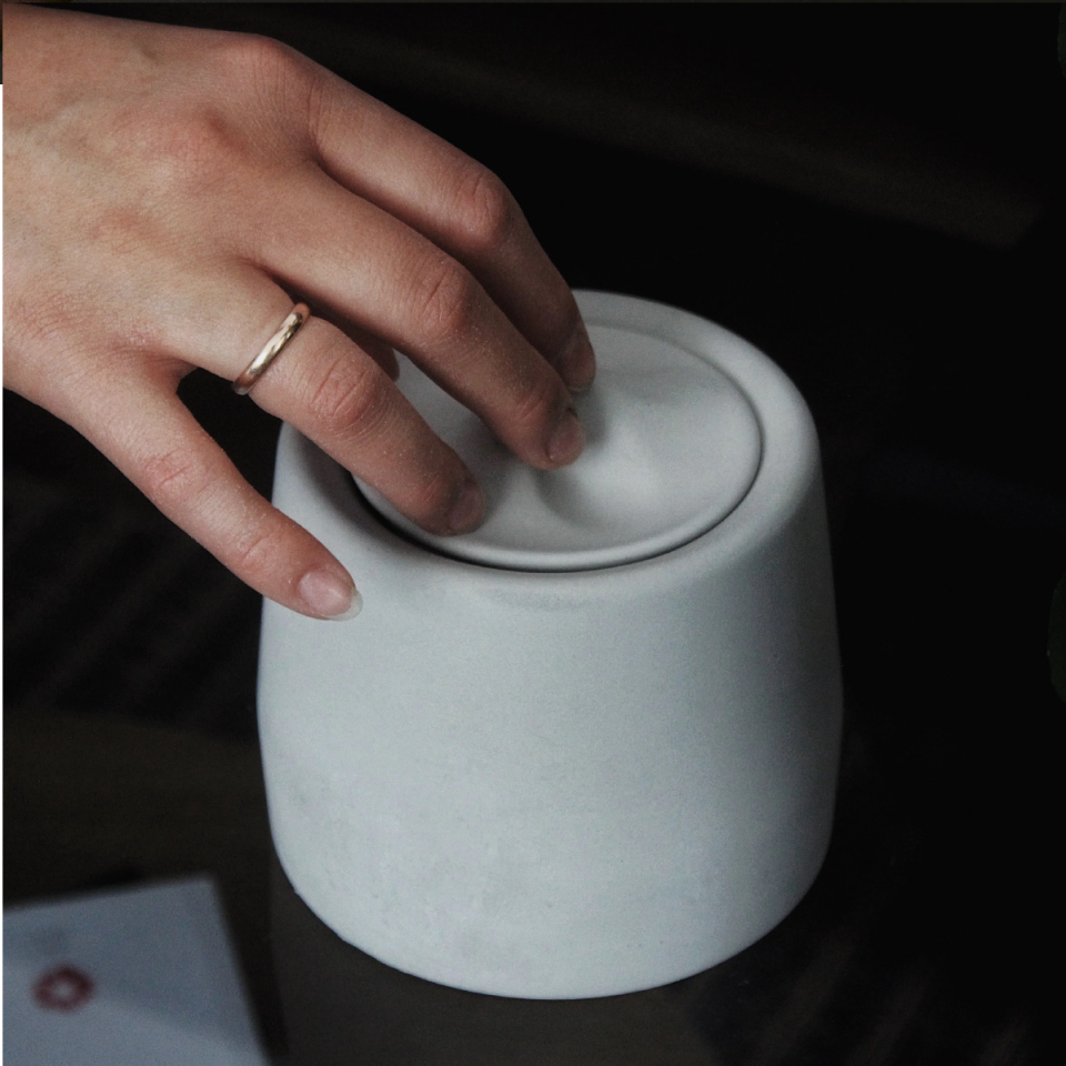 Beton Masa Şöminesi V.1