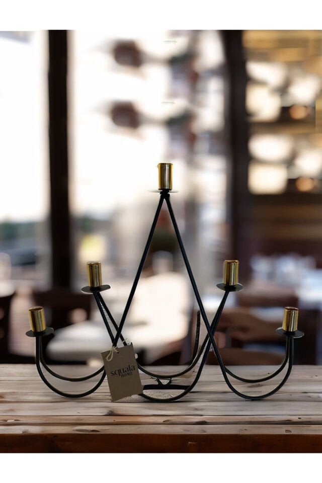 Özel Tasarım 5'li Mumluk