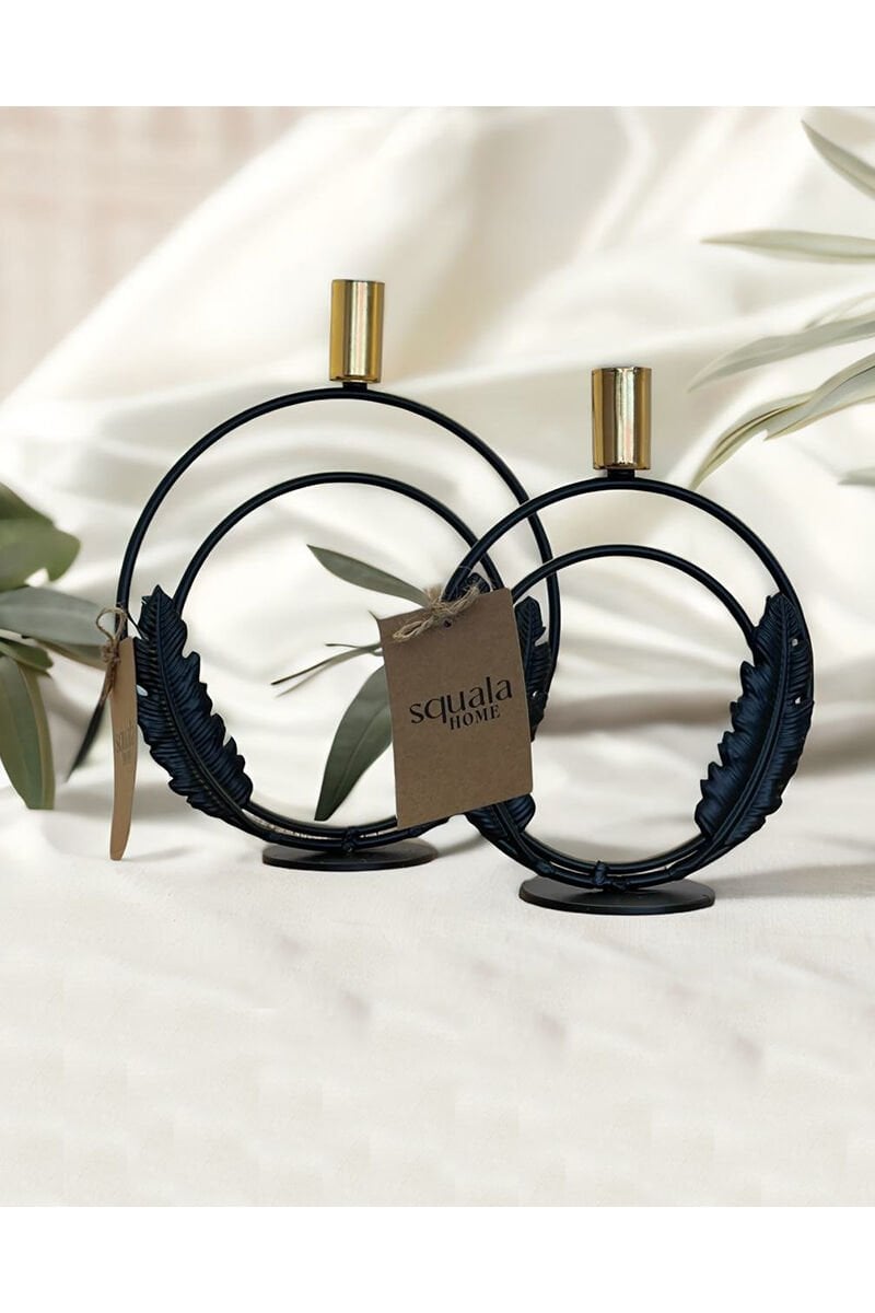 Yuvarlak Yaprak Model Orta Boy Mumluk