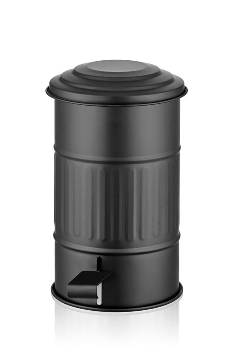 Galveniz Pedallı Çöp Kutusu 8 Lt. Siyah