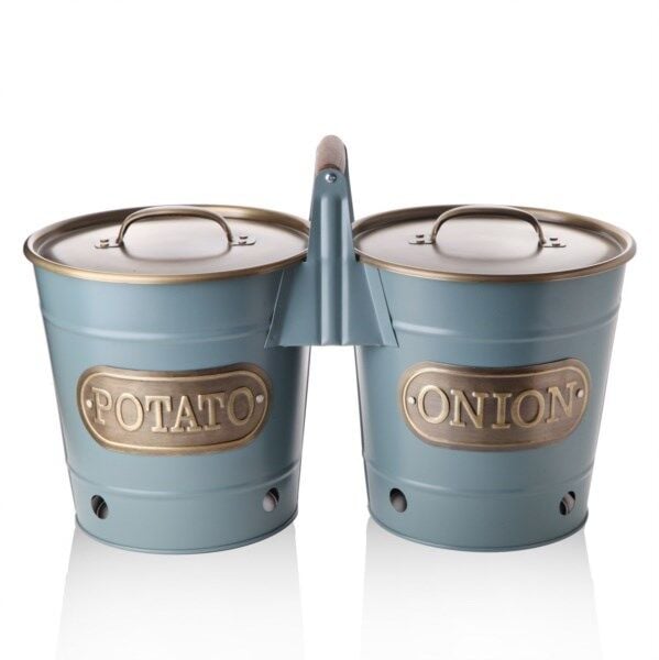 2'Li Mavi Patates Soğan Sepeti