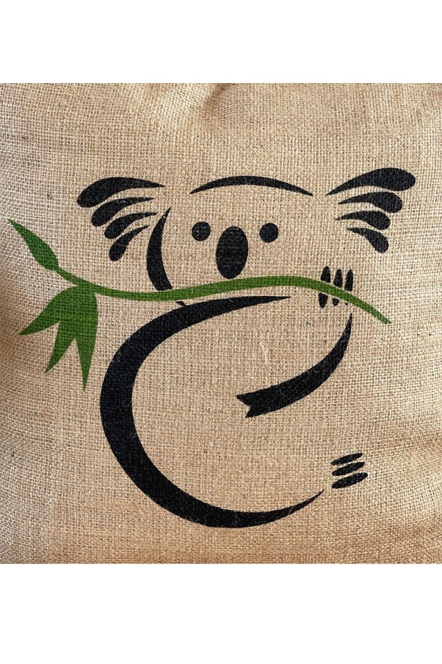 Koala Desen Jüt Kırlent 50x50 Cm