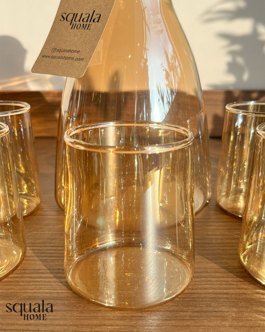 Bal Rengi 7 Parça Sürahi Takımı