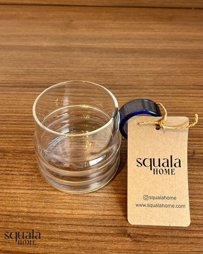 Halka Kulplu Cam Kupa 250ml