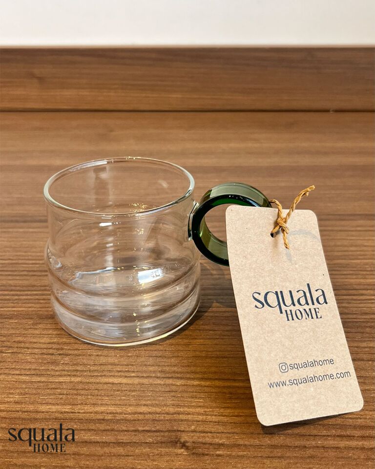 Halka Kulplu Cam Kupa 250ml