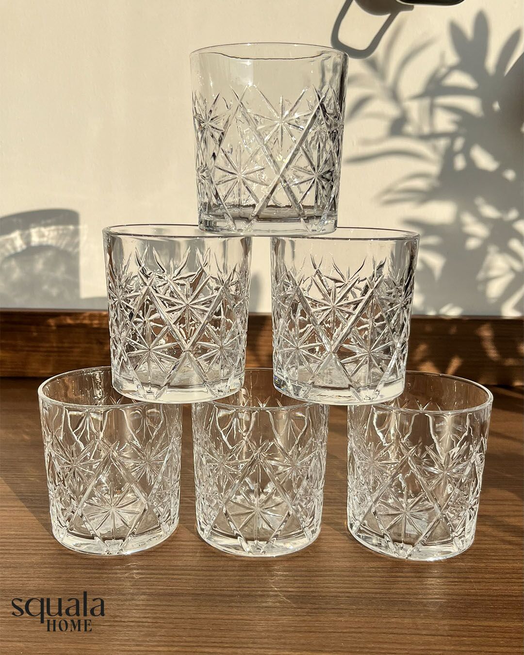 6'lı Kesme Su Bardağı 320ml 501-1