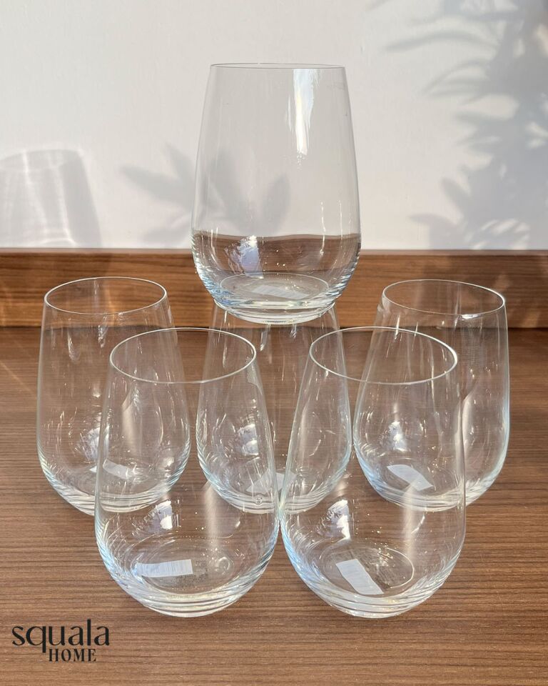 6'lı Kristal Su Bardağı 500ml