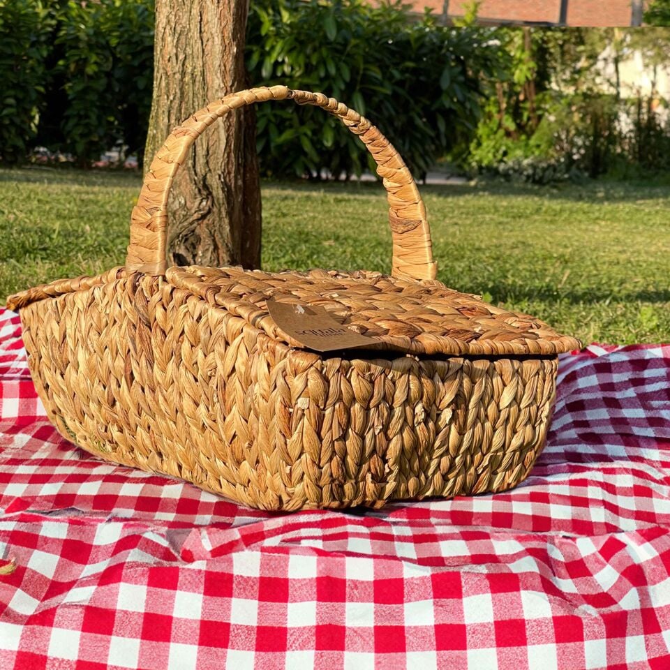 2 Gözlü Piknik Sepeti