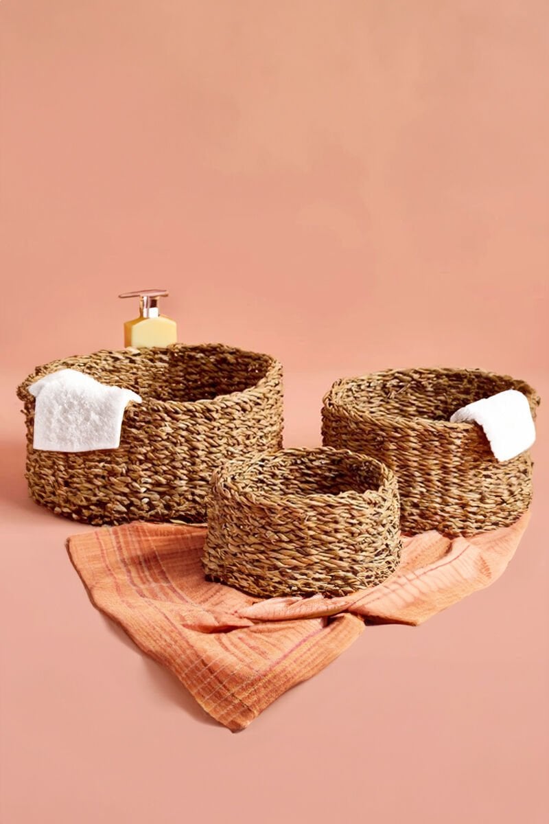 3'lü Yuvarlak Düzenleyici Sepet