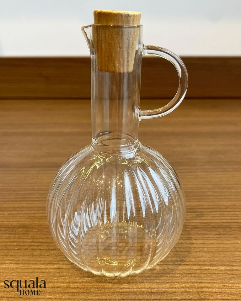 Akasya Standlı 2 Li Cam Yağlık