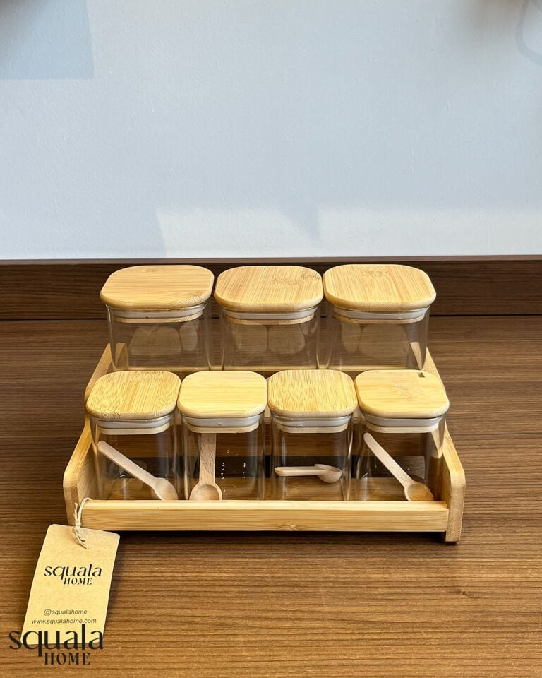 7 Bölmeli Kare Baharatlık