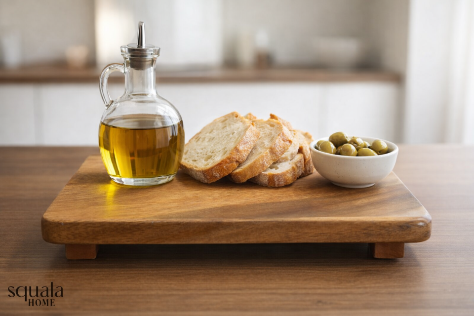 Akasya Ayaklı Dikdörtgen Sunumluk