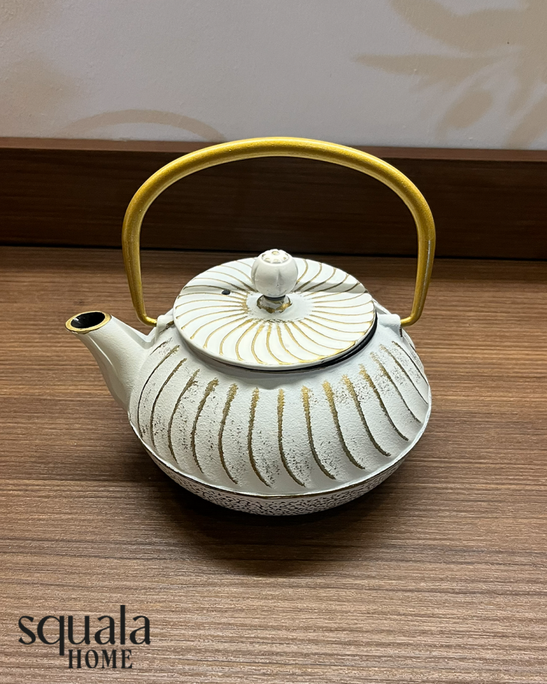 Beyaz Döküm Demlik 750ml