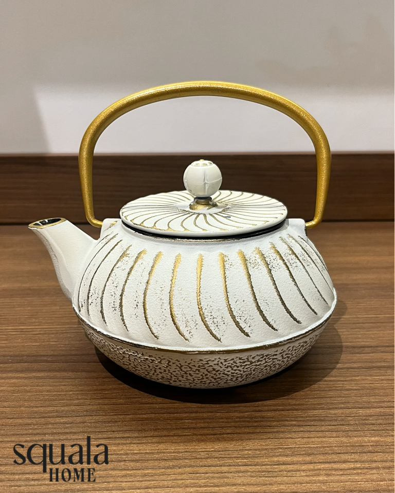 Beyaz Döküm Demlik 750ml