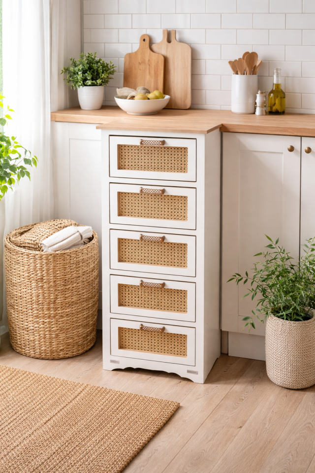 5 Katlı Ahşap Patates Soğanlık