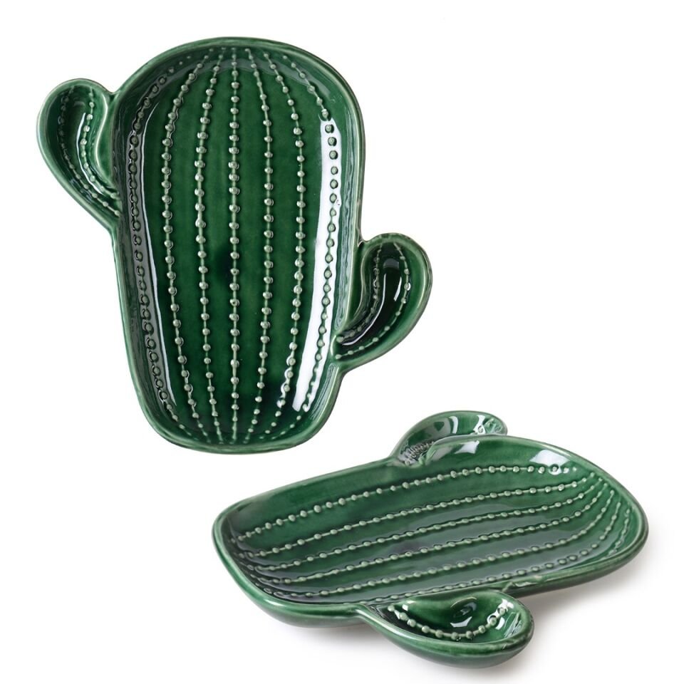 Seramik Dekoratif Derin Kaktüs