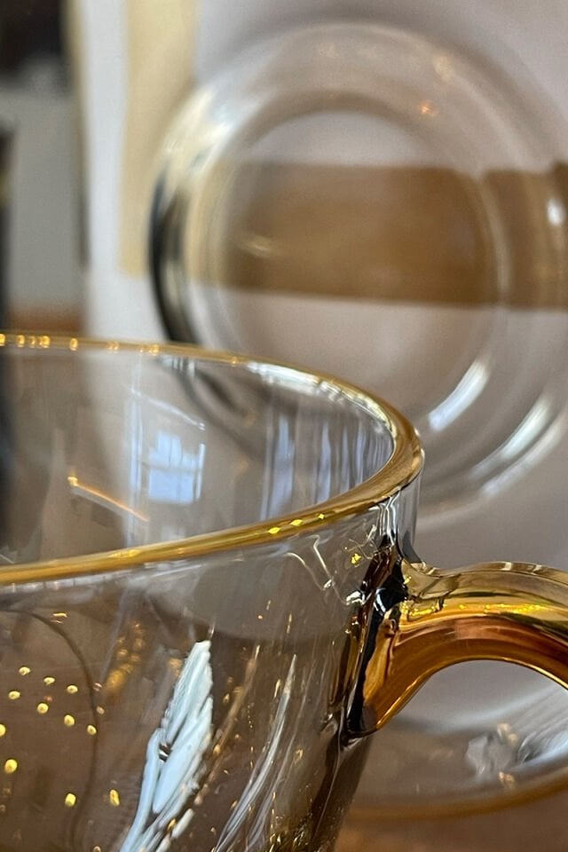 Füme Basic Tasarım Çay Fincan Takımı