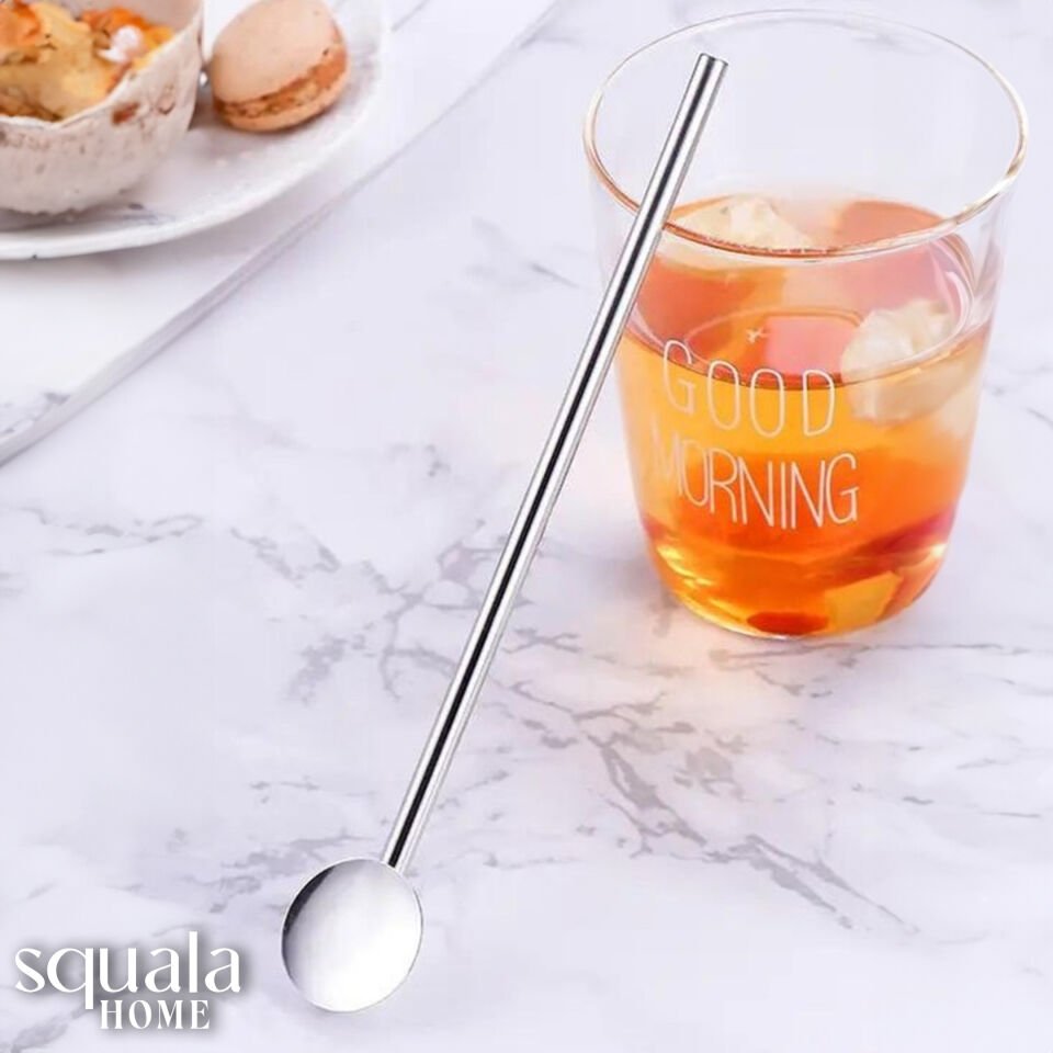 Dörtlü Çelik Kaşıklı Pipet