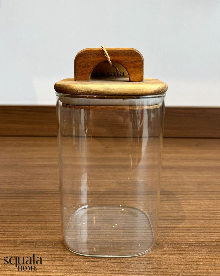 1100ml Akasya Cam Saklama Kabı