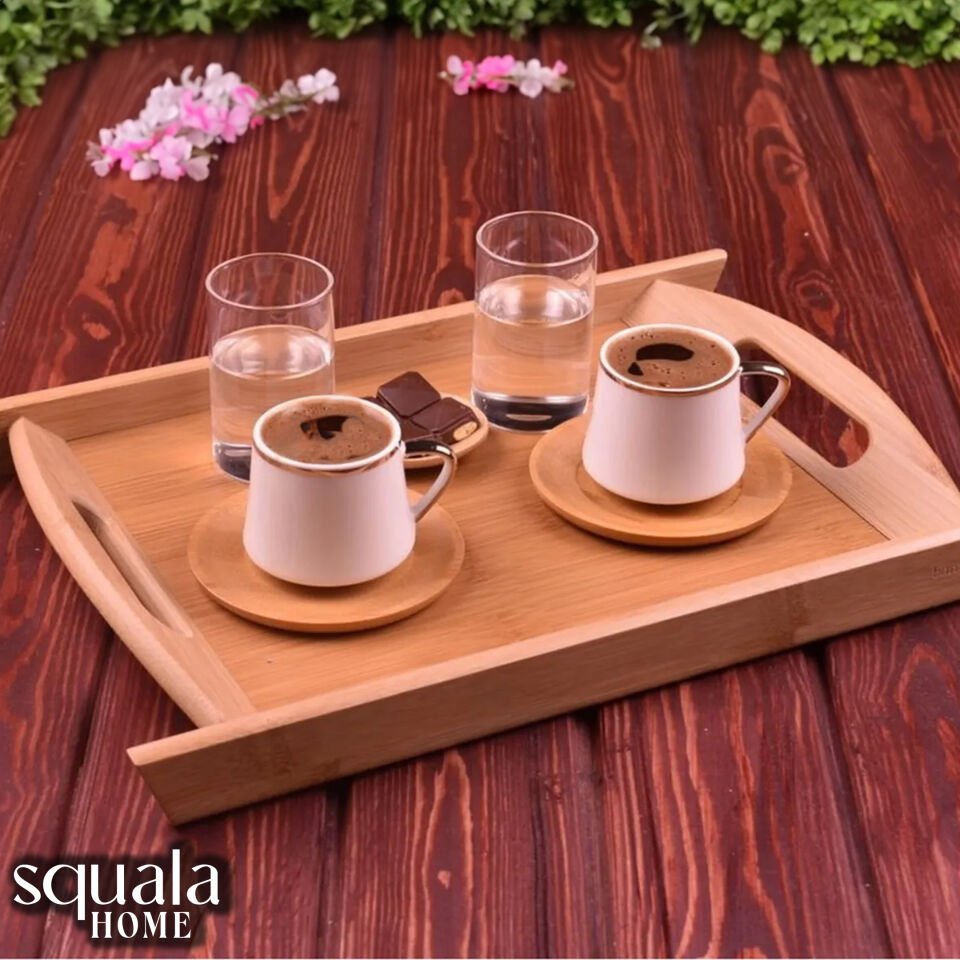 Bambu Dikdörtgen Tepsi Küçük Boy