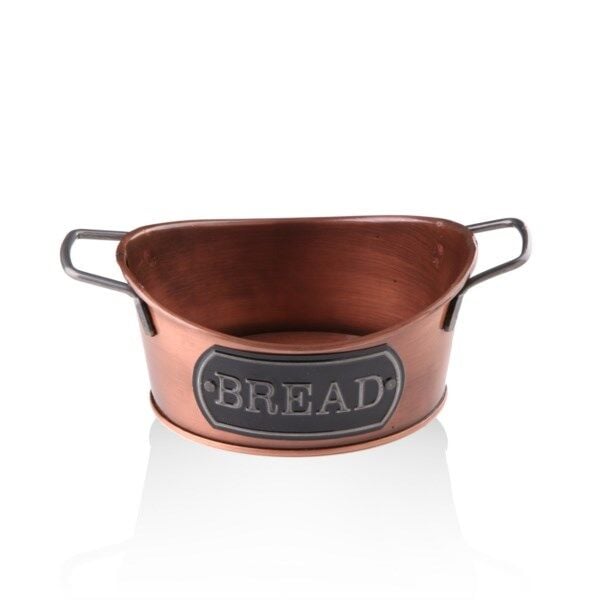 Plakalı Ekmeklik Bakır 18 Cm